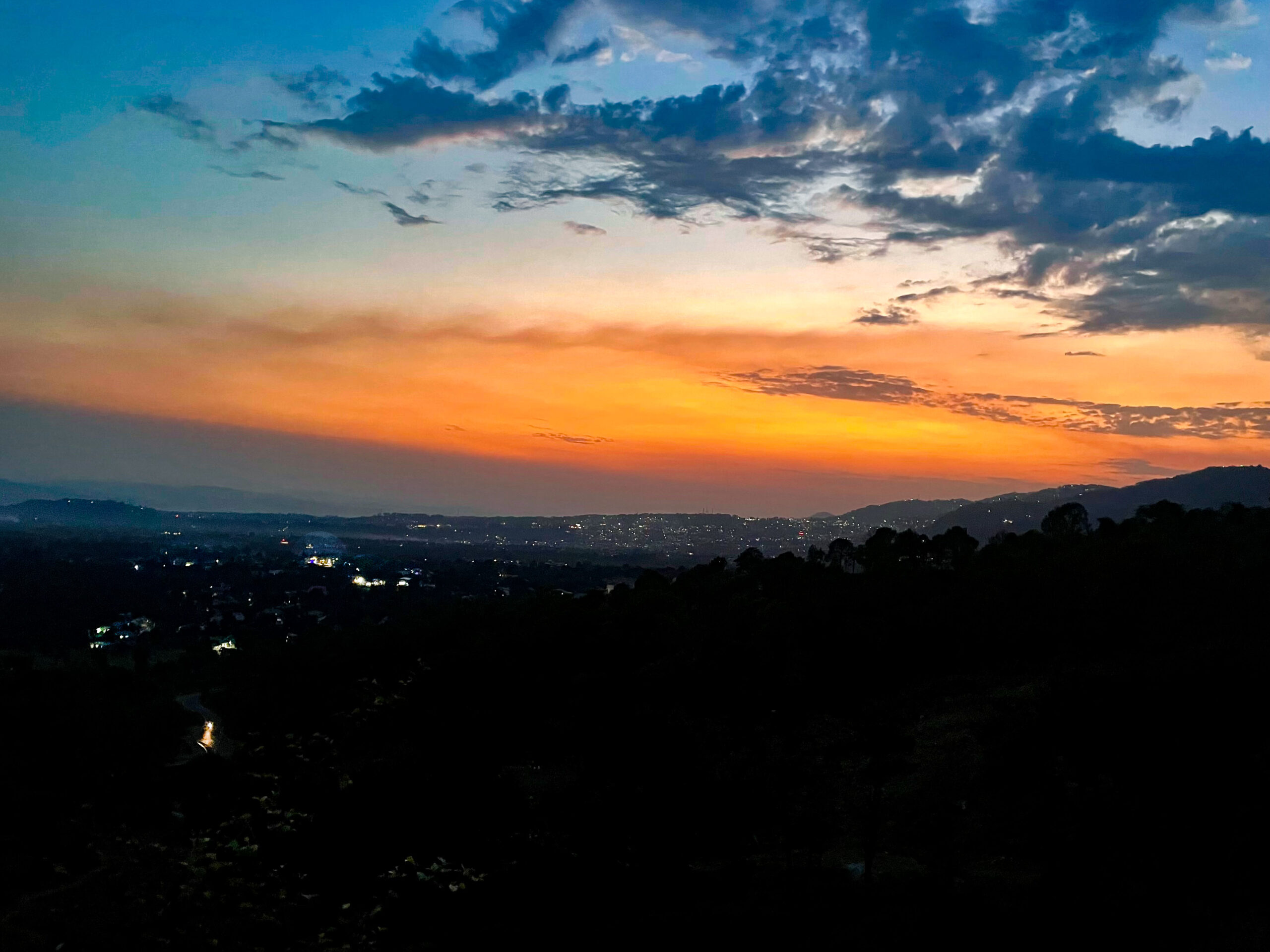 Sunset Over Rakkar Village, Himachal Pradesh