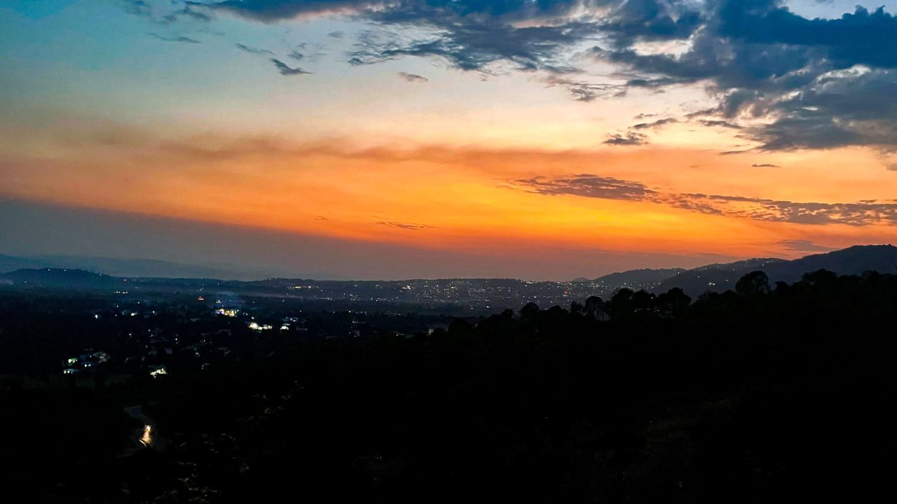Sunset Over Rakkar Village, Himachal Pradesh